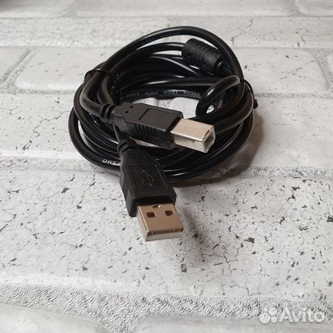 Кабель для принтер USB2.0 (AM-BM) 3 метра