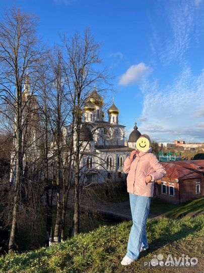 Куртка женская размер 44 розовая