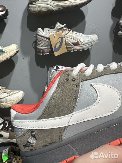Кроссовки Nike sb dunk low pro с голубем