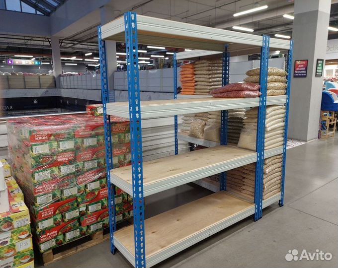 Стеллажи металлические для склада