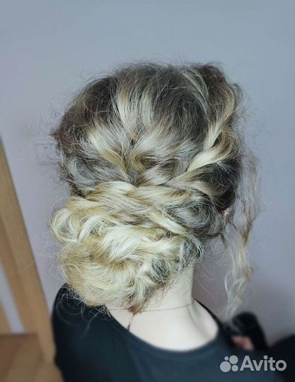 Косы, вечерние прически