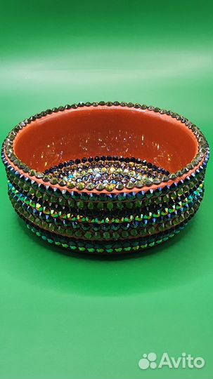 Тарелка декоративная керамика