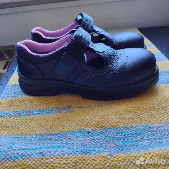 Ботинки рабочие кожаные