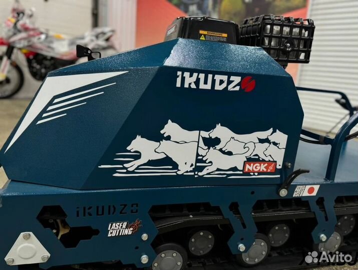 Мотобуксировщик ikudzo terrain long 1700/600 EKR24