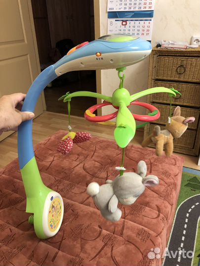 Chicco музыкальная карусель-ночник