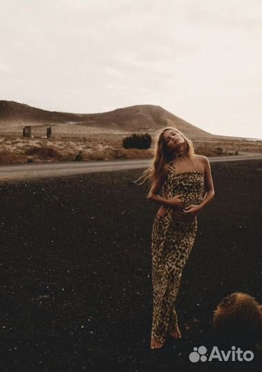 Леопардовая юбка zara