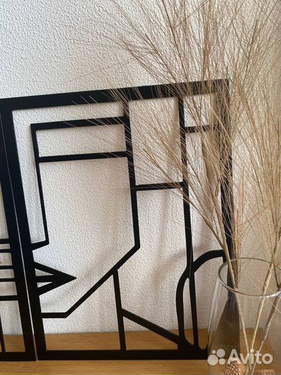 Панно металлическое декоративное