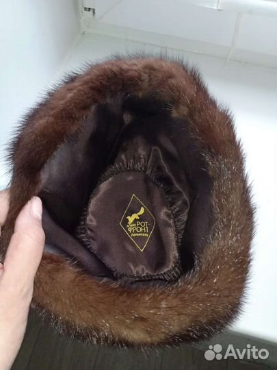 Шапка норковая женская