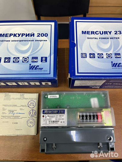 Счётчик электроэнергий меркурий 231ам-01