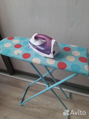 Игрушечная гладильная доска+утюг купить в Москве | Личные вещи | Авито