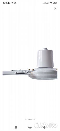 Вентилятор потолочный подвесной регулируемы 140 см