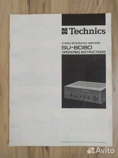 Technics / operating instructions