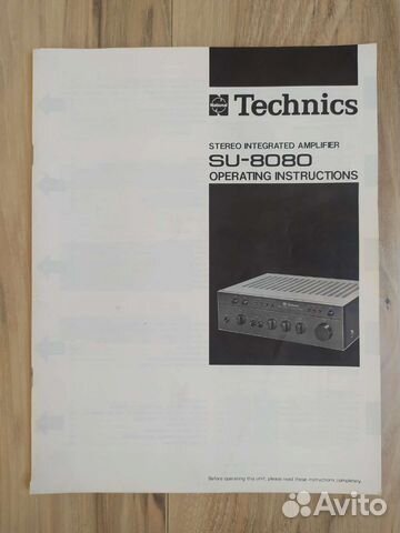 Technics / operating instructions