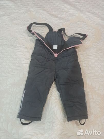 Зимний Полукомбинезон на девочку Baby GO р.80