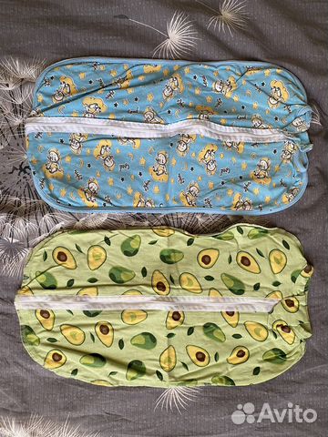 Пеленка-кокон 2 шт, для новорожденных р 56