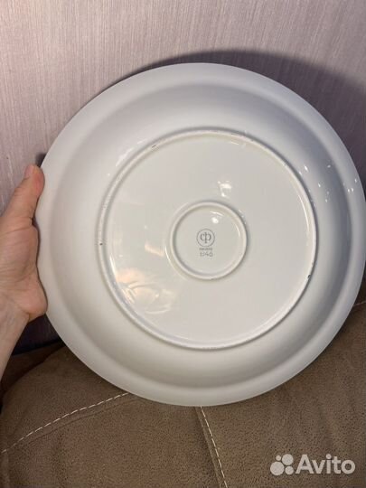 Блюдо тарелка фарфор гдр Colditz кольдиц