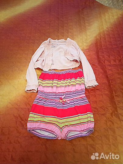 Детские вещи пакетом (14 шт) для девочек 92-98