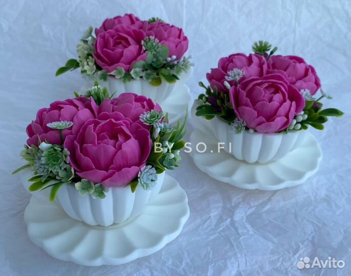 Мыло ручной работы.букет из мыла