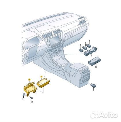 Порт USB Skoda Karoq djka 2021