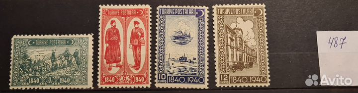 Марки **/*. Америка Азия Европа. Полные серии