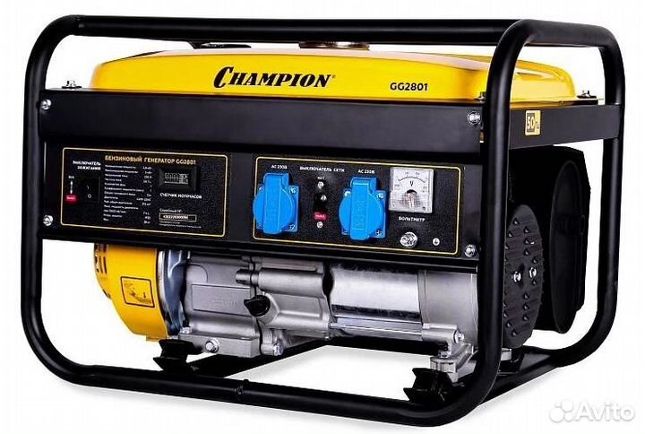 Генератор бензиновый champion GG2801