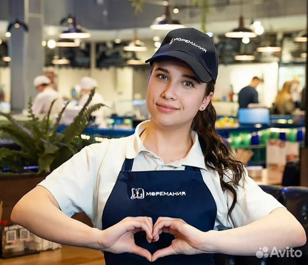 Официант-продавец в рыбный ресторан г. Москва