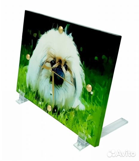 Декоративные часы пекинес 1