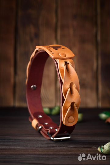 Ошейник для собак ручной работы