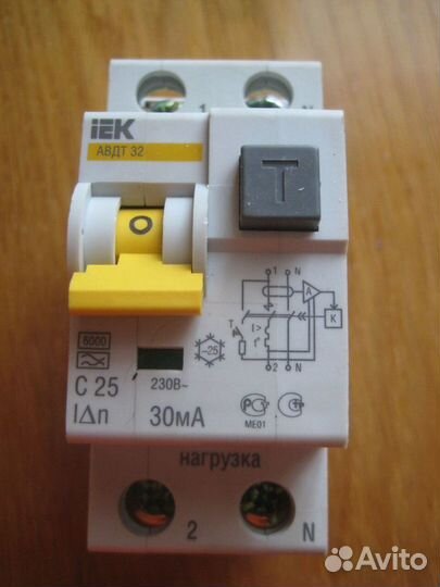 Пускатели нажимные, автоматические выключатели