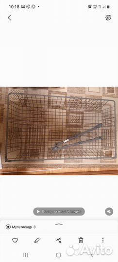 Икеевский сетчатый ящик для шкафа 9453