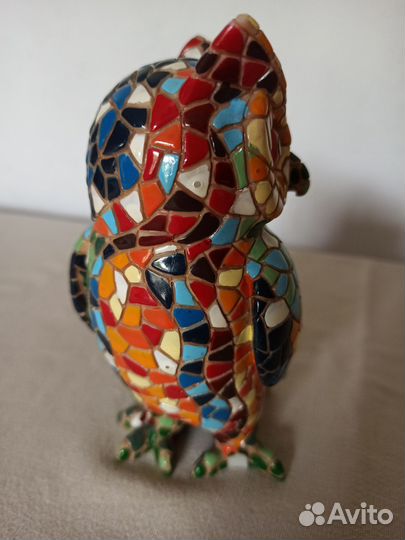 Статуэтка совы из мозаики