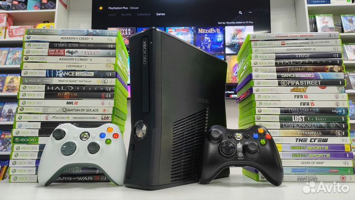 XBox 360 прошит + куча игр