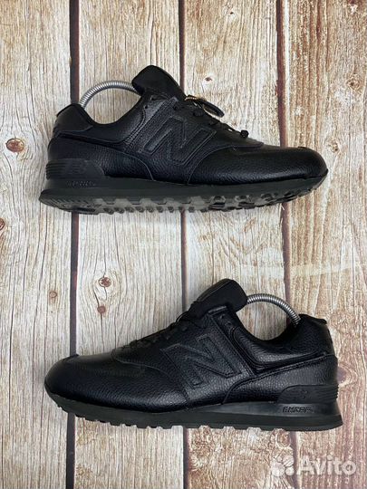 Кроссовки new balance 574 кожаные Премиум качество