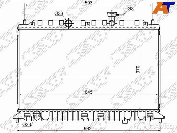 Радиатор KIA RIO