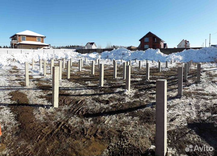 Жб сваи/ забивные сваи/ фундамент под ключ