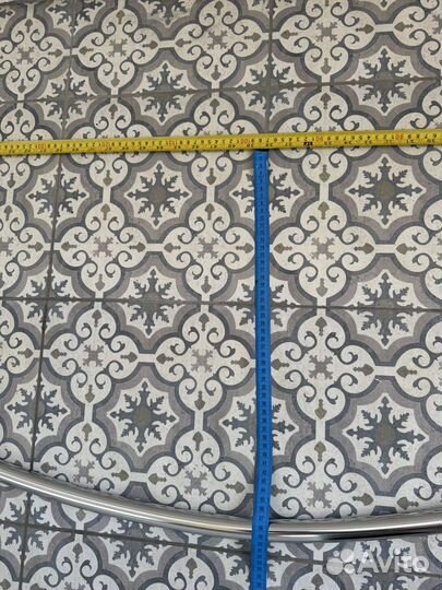 Карниз для шторы в ванную полукруглый угловой