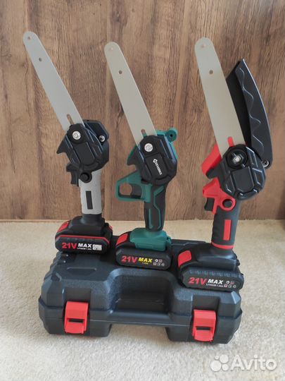 Пила цепная, сабельная аккумуляторная