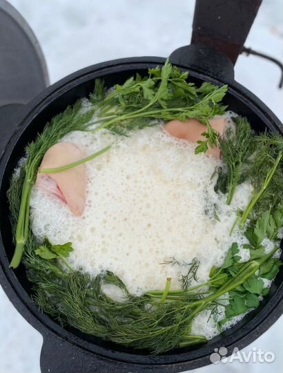 Казан чугунный узбекский