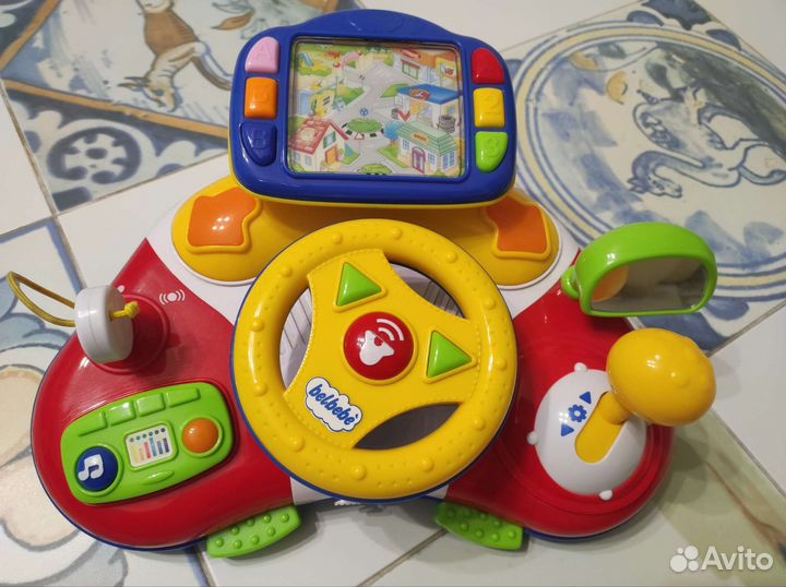 Руль интерактивный Baby Clementoni