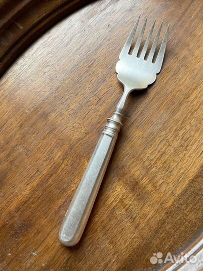Вилка из серебра 84 пробы. Российская империя