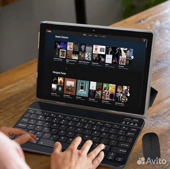 Планшет с клавиатурой и стилусом 10,1
