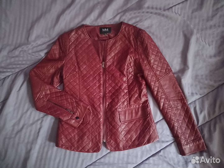 Куртка кожаная Новая женская 46 размер