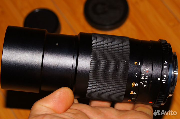Minolta 200 mm f:4.5 (байонет MC-MD Minolta)