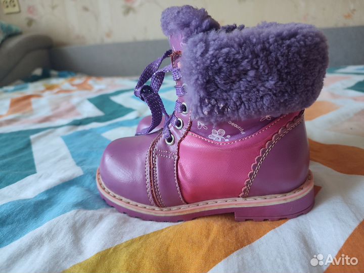 Ботинки зимние для девочки 26