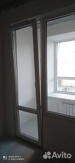 Балконный блок пвх бу