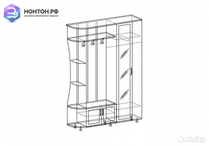 Прихожая Лика №1 сонома