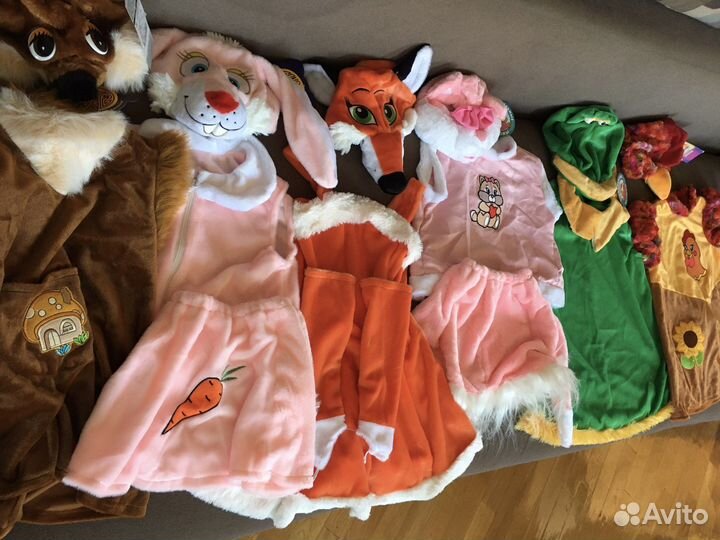 Костюм карнавальный Лисичка, Зайка, Кошка