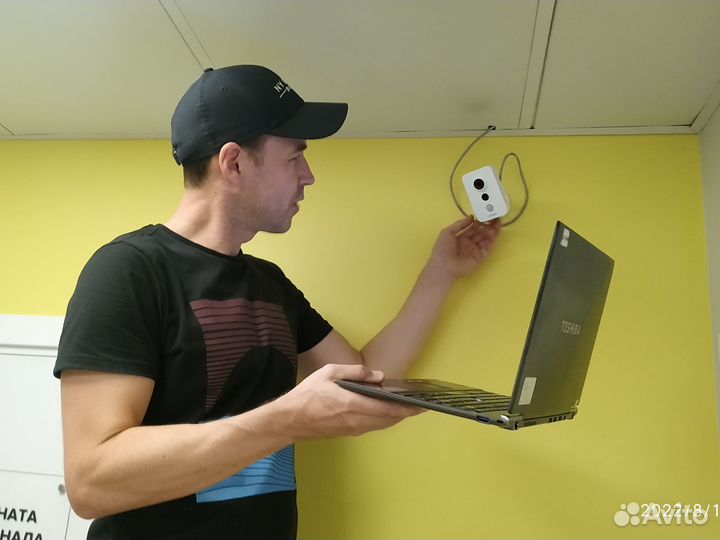 Монтаж видеонаблюдения и скуд