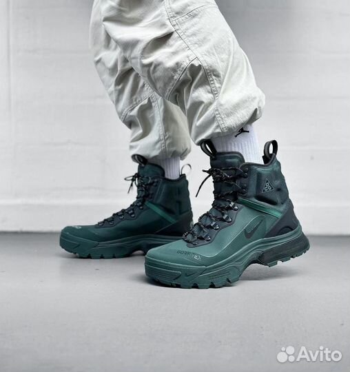 Nike acg air zoom gaiadome gore tex green