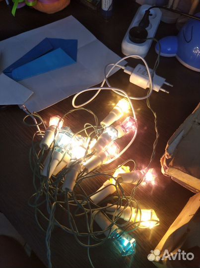 Елочная гирлянда СССР